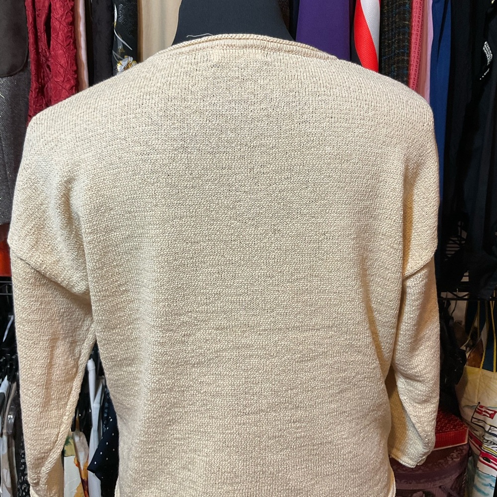 Mod Ref Wheat Colored Sweater - Picture 2 of 4